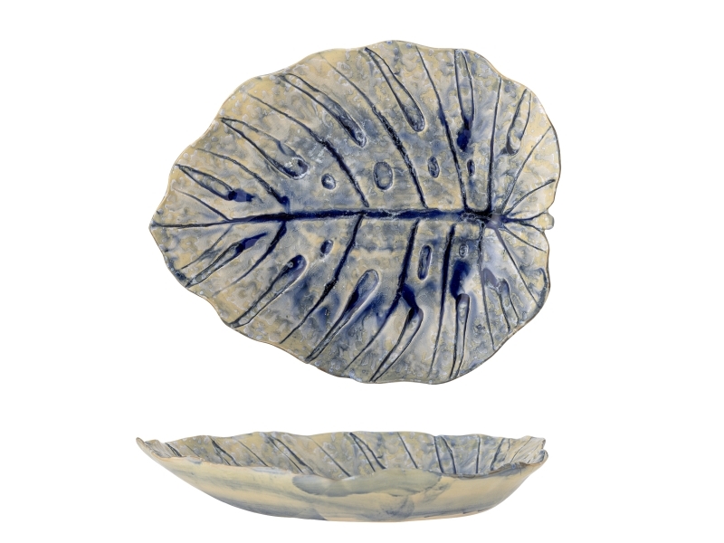 Creative Collection Rowan Servierplatte, Blue, Steingut