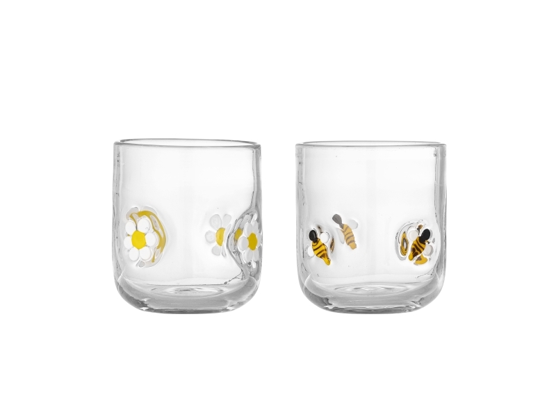 Bloomingville Buzz Trinkglas, Klar, Glas