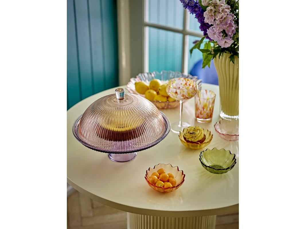 BLOOMINGVILLE Tayo Kakkulautanen ja kansi, Monivärinen, Lasi