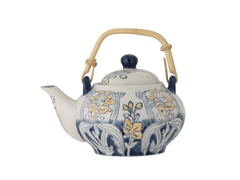 Creative Collection Myah Teekanne Mit Teesieb, Bunt, Steingut