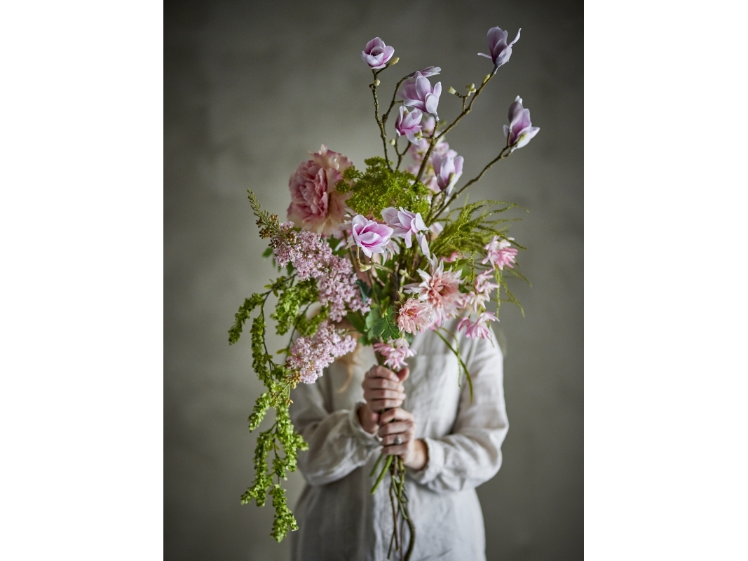 BLOOMINGVILLE Breeze bukett rosa konstgjorda blommor | Bostäder - Inredning - Konstgjorda blommor & växter | GameStuff
