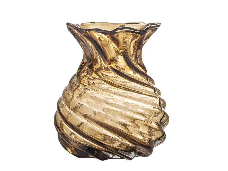Creative Collection Rylo Vase, Brun, Glas