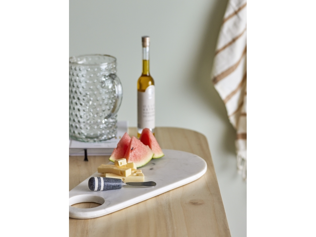 BLOOMINGVILLE Abrielle Tarjoilulauta veitsellä, valkoinen, marmori