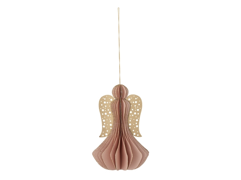 Bloomingville Ingi Ornament, Rose, Fsc Mix, Papier