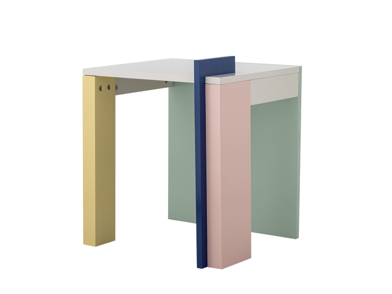 Bloomingville Banjo Beistelltisch, Bunt, Fsc 100%, Mdf