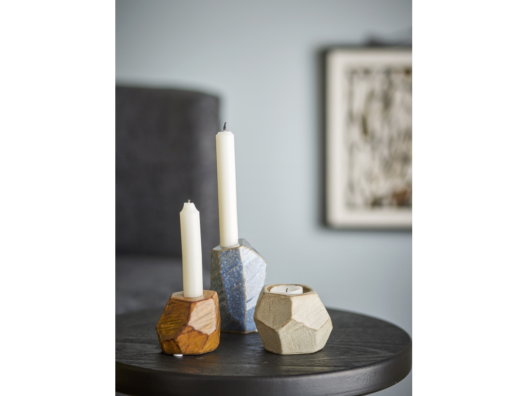 BLOOMINGVILLE Kimber Votive & Candle Holder, Multifarvet, Stentøj