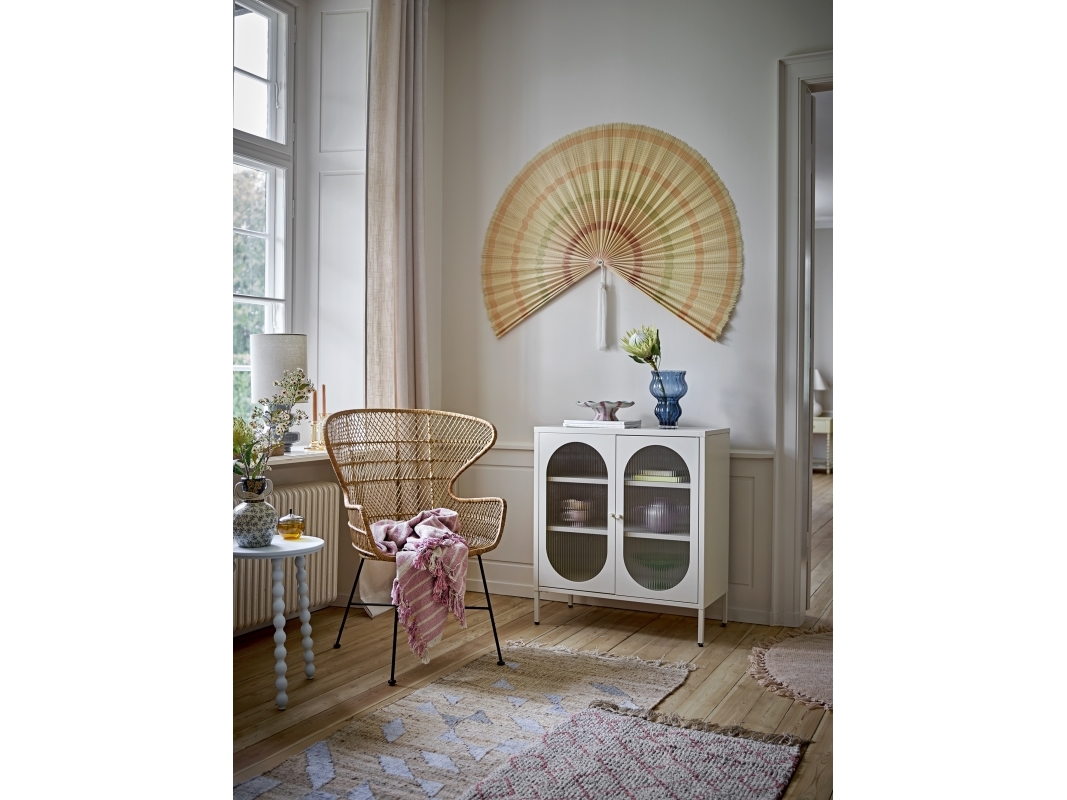 Bloomingville - Salino Sidebord, Blå, Fyrretræ, D41xH53,5 cm