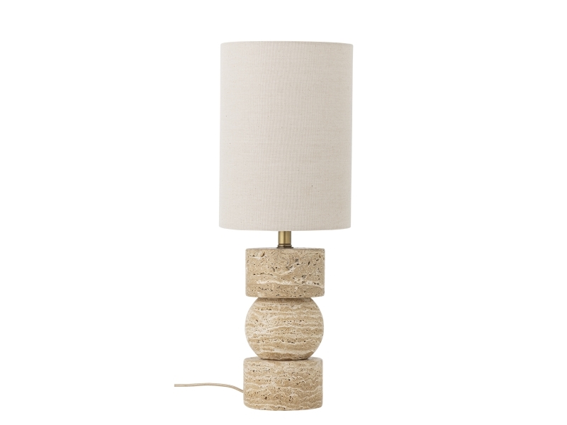 Bloomingville Marci Tischlampe, Natur, Travertin