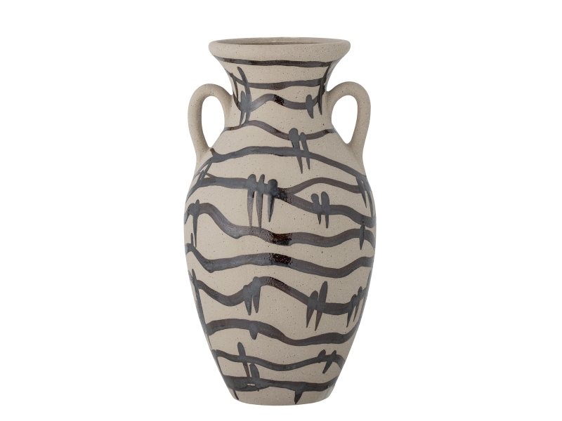 Bloomingville Ohana Vase, Sort, Stentøj