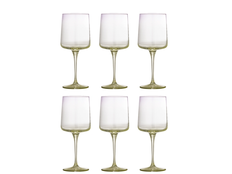 Bloomingville Luciana Weinglas, Bunt, Glas