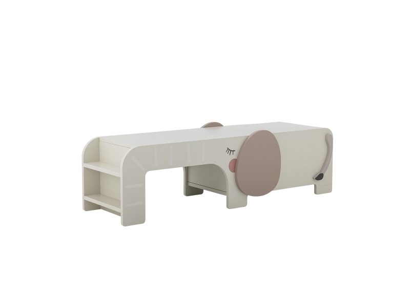 Bloomingville Mini Ferdinand Bank, Grau, Fsc 100%, Mdf
