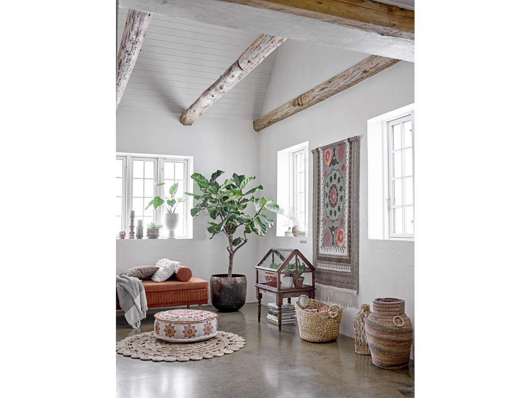 BLOOMINGVILLE mat pläd grå återvunnen bomull | Bostäder - Hemtextil - Mattor & mattor | GameStuff