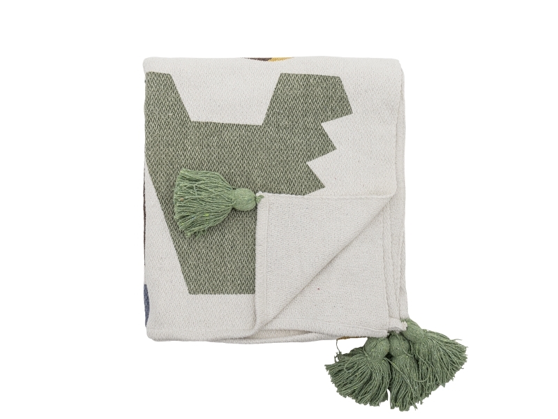 Bloomingville Mini Memmo Plaid, Multifarvet, Genanvendt Bomuld