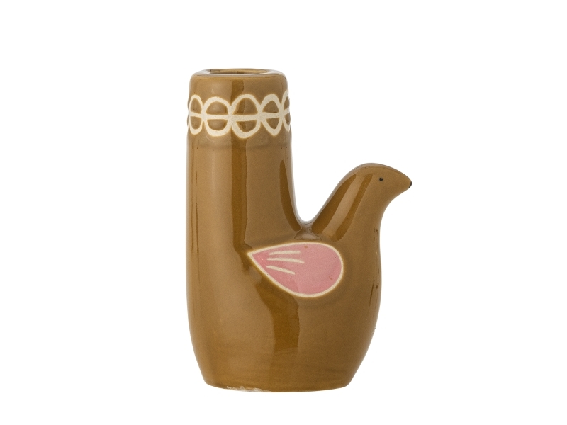 Bloomingville Trudy Kerzenhalter, Braun, Steingut