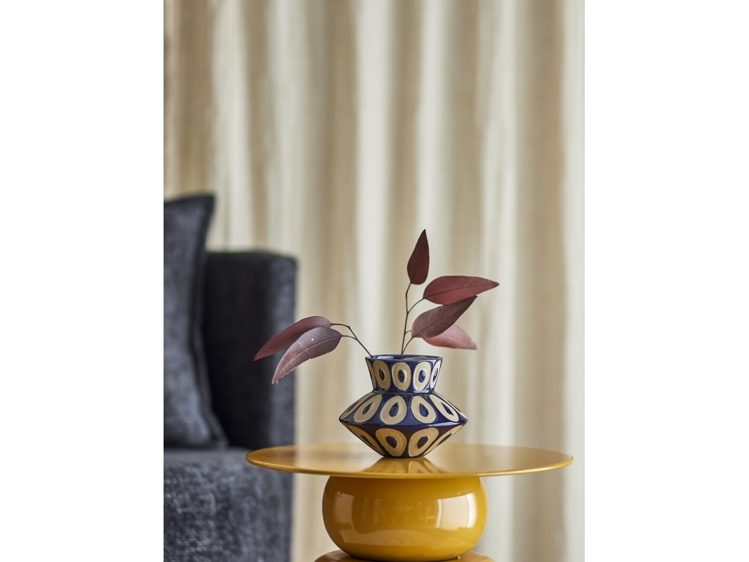 BLOOMINGVILLE Bashir Vase, Blå, Stentøj | Huset - Inredning - Vaser | GameStuff