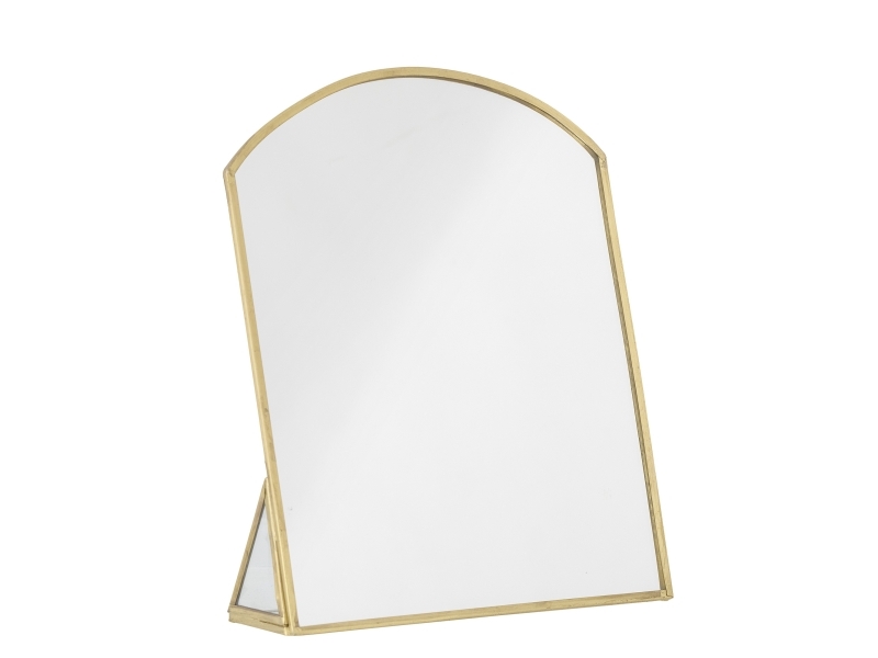 BLOOMINGVILLE Inge Bordspejl, Brass, Glas | Baby & barn - Inredning - Speglar för hemmet | GameStuff
