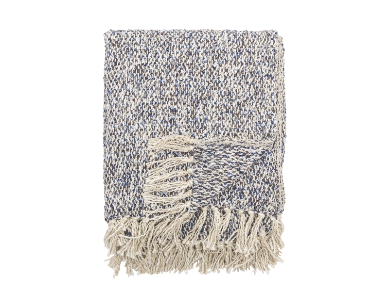Creative Collection Ocean Plaid, Blå, Polyester