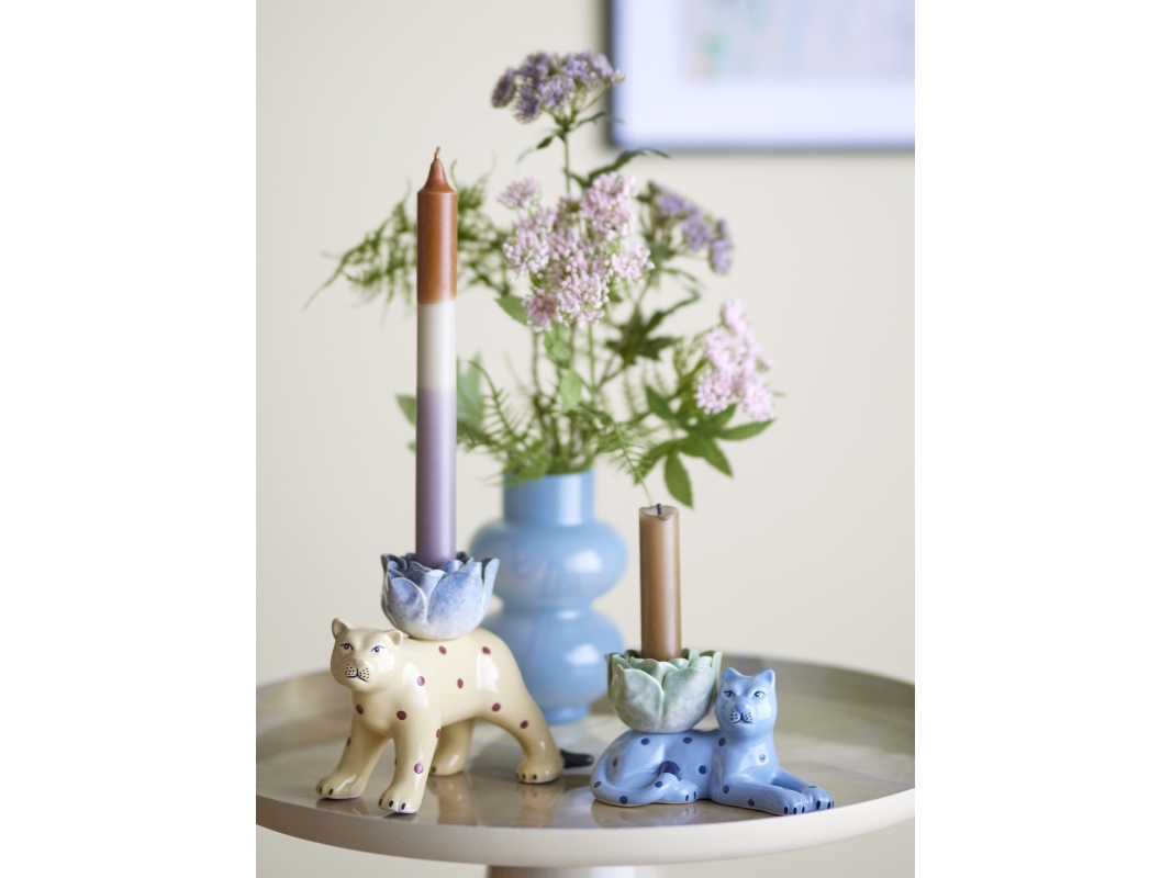 BLOOMINGVILLE Rory kynttilänjalka, monivärinen, kivitavaraa