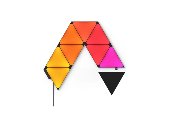 Nanoleaf | Shapes Juodas Triangles Starter Kit (9 Panels) | 42 W | Wifi