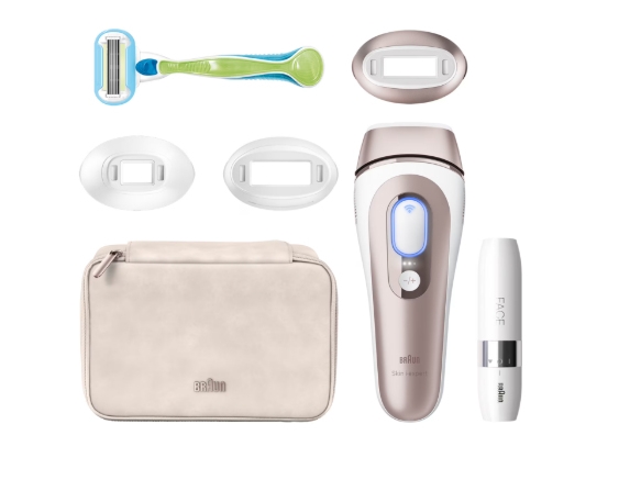 Braun Silk-expert Pro PL7249, IPL-valoimpulssi, Kulta, Valkoinen, AC, 100 - 240 V, 50 - 60 Hz, 224 mm