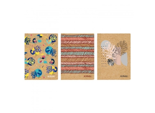 Herlitz 50044924, Abbildung, Gemischte Farben, A6, 80 Blätter, 70 G/M², Kariertes Papier