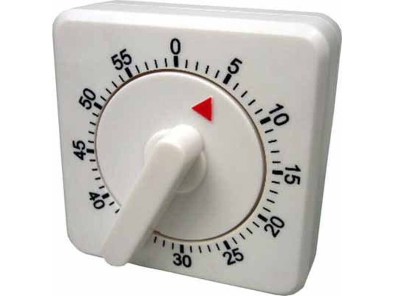 Technoline KZW, Mekanisk äggklocka, Vit, 60 min, Analog, 6,9 cm, 40 mm | Sport & Träning - Sportutrustning - Träningsredskap | GameStuff