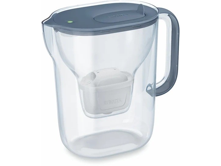 Brita Style Essential XL blå kanna + filter MX Pro Pure Performance | Köksutrustning - Vattenfiltrering - Vattenfiltreringskanna | GameStuff