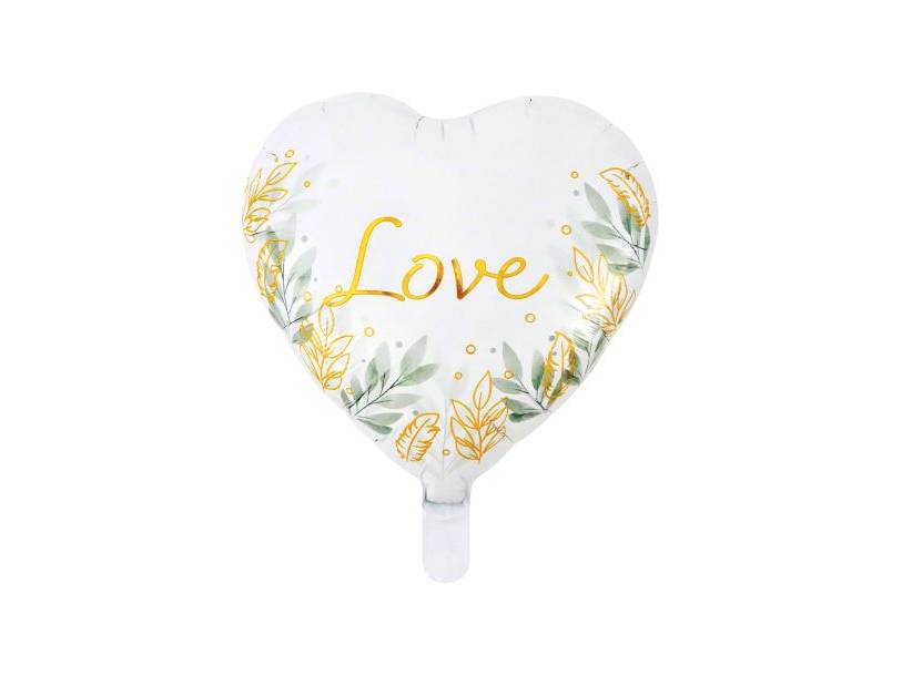 Hjerte Folieballon, Love 46 Cm