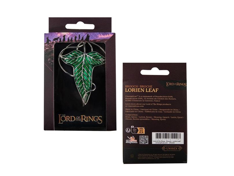 Lorien blad broche
