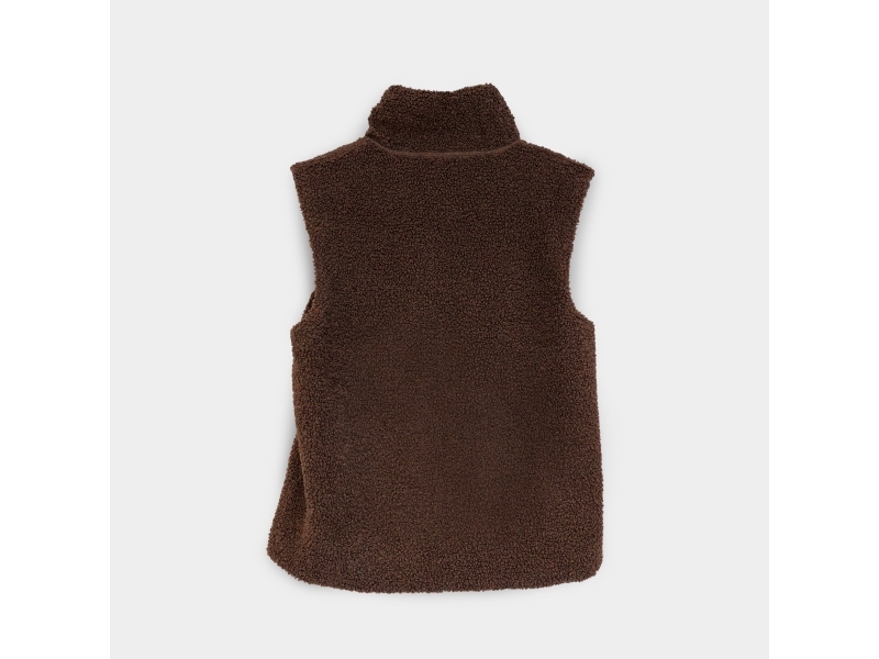 Jacson Elsa Teddyvest Brun Xxl