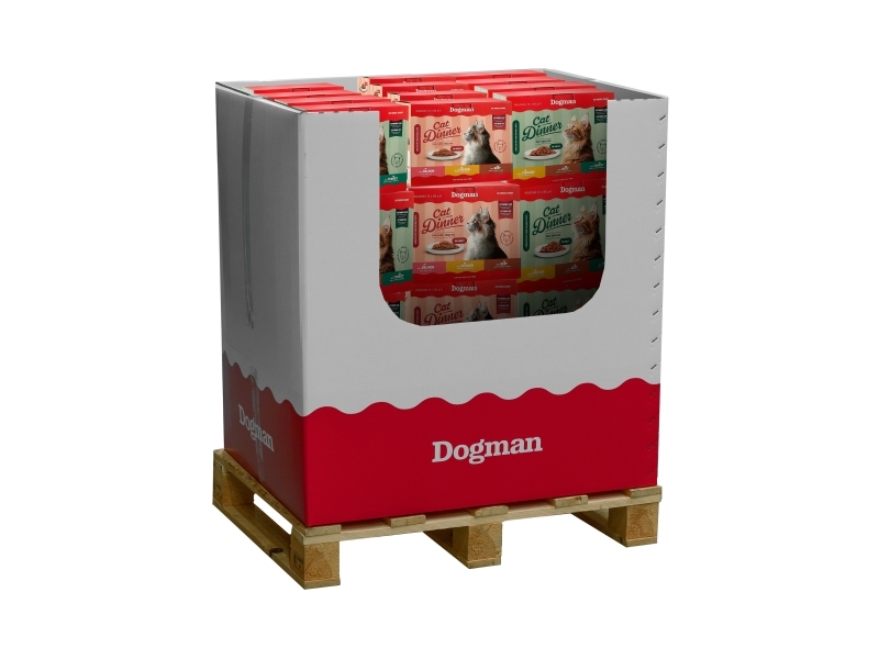 Dogman Expopall 1/2 Cat Dinner 12x85g (144st)