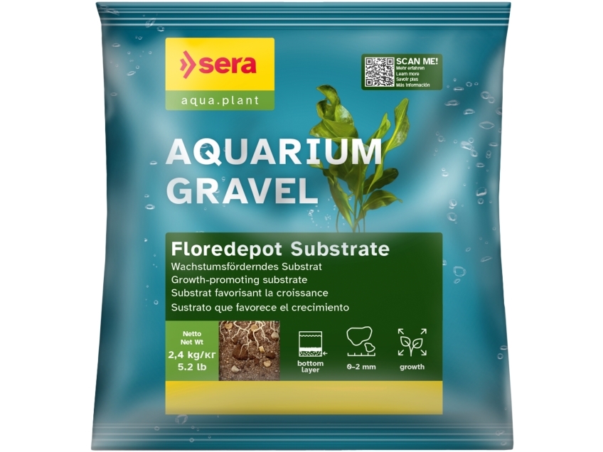 Sera Aquarium Gravel Floredepot Substrate 2,2l
