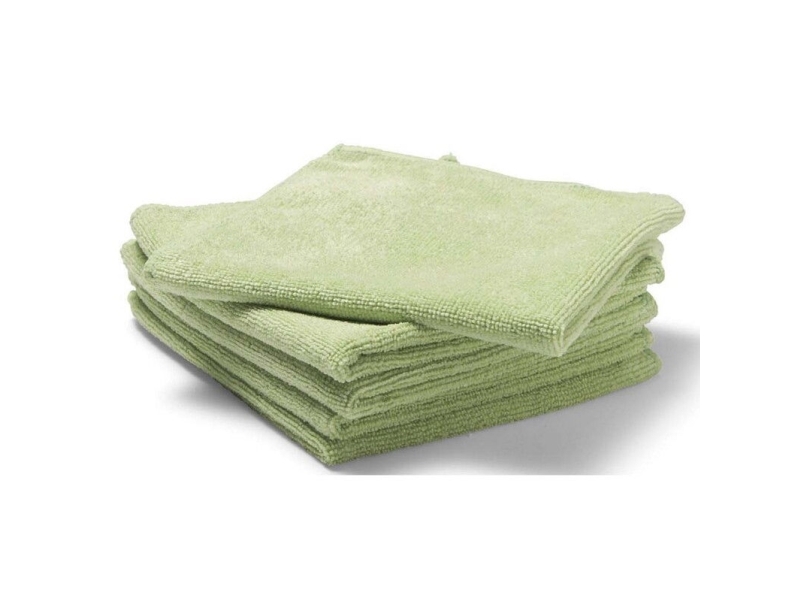Mikrofiberdukar Cleanline gröna 400 x 400 mm förpackning 10 st | Rengöring - Avtorkning - Toalettpapper och dispensrar | GameStuff