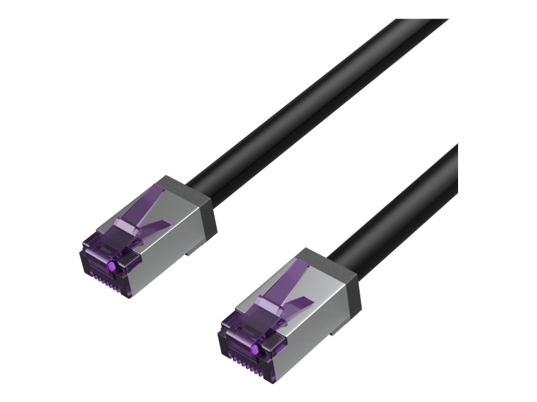 S/Conn Maximum Connectivity Fl31-28075, 10 M, Cat6a, S/Ftp (S-Stp), Rj-45, Rj-45, Sort, Lilla