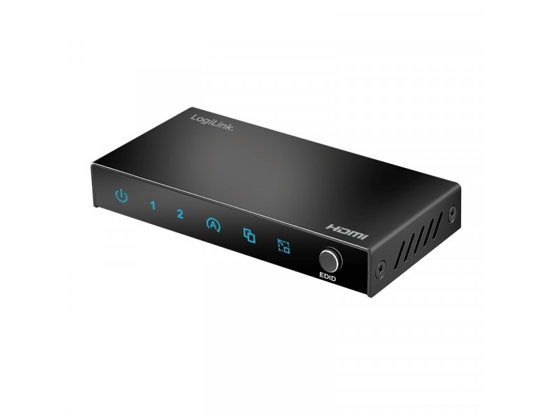 HDMI-splitter 1x2-port 4K/60 Hz HDCP EDID HDR CEC downscaler (HD0066)