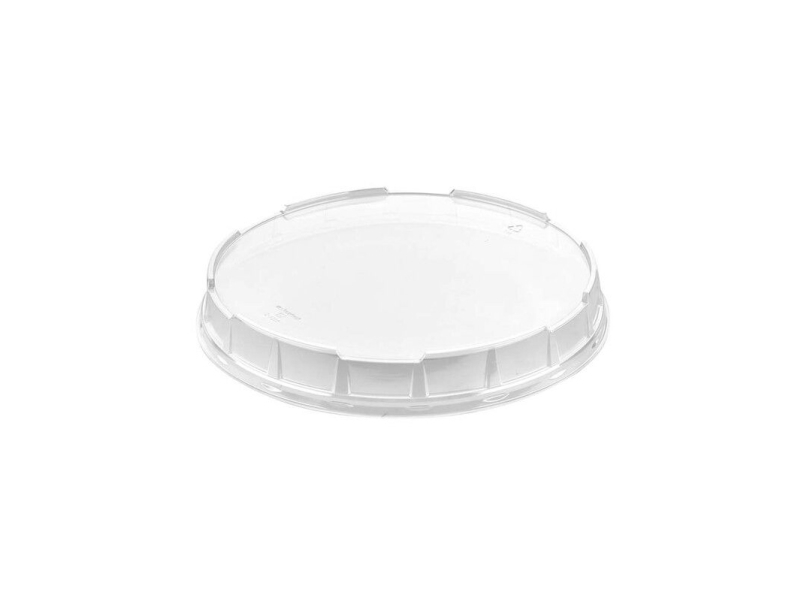 Låg t/plastbakke, Færch, Rund, Ø 330 højde 43 A-PET, transparent T/Pizza and Tapas tray, karton a 10