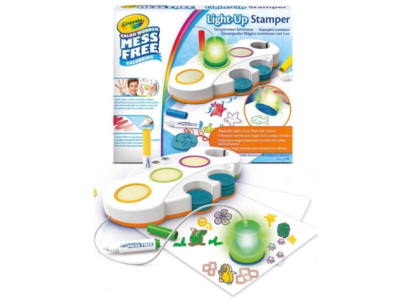 Crayola Color Wonder Mess Free Podswietlane stemple dla dzieci niebrudzace