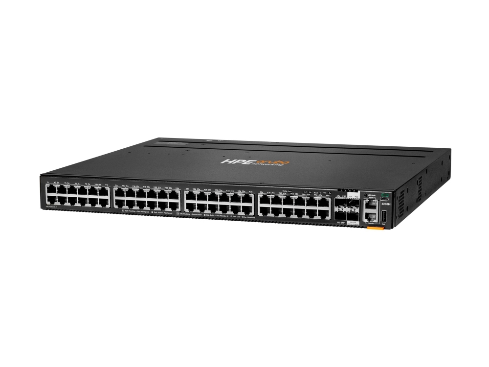 Hpe Aruba 6200M 48G 4Sfp+ Switch - Switch - Max. Stacking Distance 10 Km - L3 - Administreret - 48 X 10/100/1000 + 4 X 1 Gigabit/10 Gigabit Sfp+ (Upl