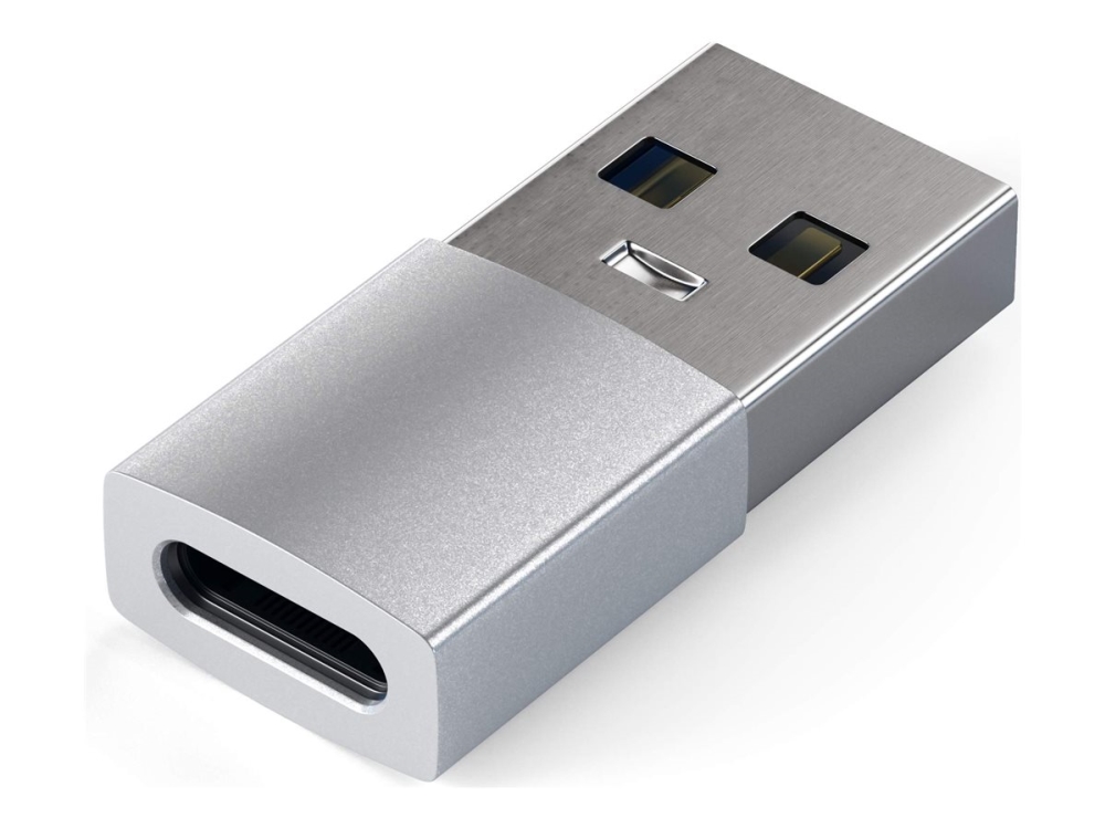 Satechi - USB-adapter - USB-C (hona) till USB typ A (hane) - USB 3.0 - silver | Datortillbehör - Kablar & adaptrar - Adaptrar | GameStuff