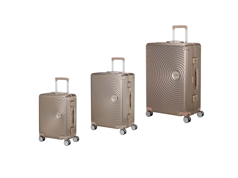 Reisekoffer 3Er-Set Soundbox Alu Bronze