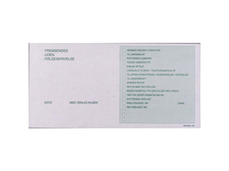 Toimituslistat graafinen 10,5x21cm 100 arkkia/kpl 1037 - (5 kpl)