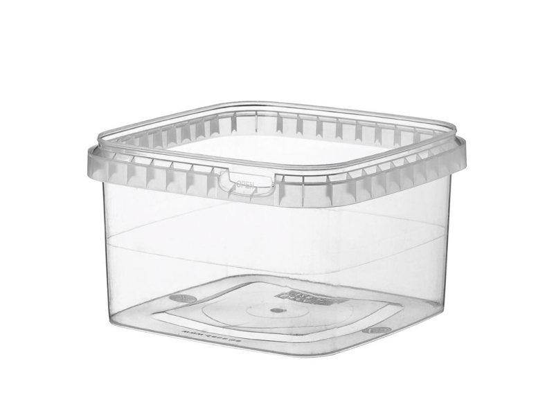 Condi-Behälter, 128X128x74 Mm Pp, Transparent, Small, Karton A 228 Stk., Lebensmittelecht