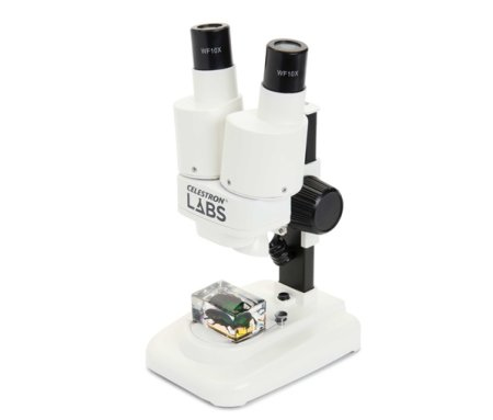 Celestron Labs S20, Optisches Mikroskop, 20X, Led, Glas, Akku, 102 Mm