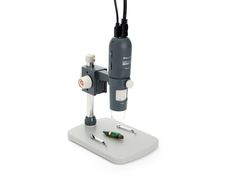 Celestron Microdirect 1080p, Digitalt mikroskop, Grå, 220x, 10x, LED, Hvid