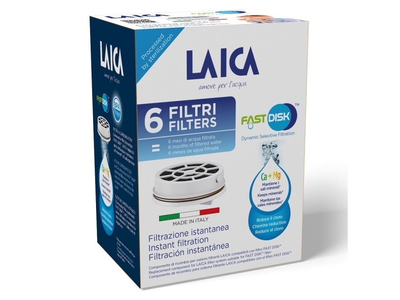 Laica Fast Disk, 6 Stück(E), Laica, Wasserfilterkartusche