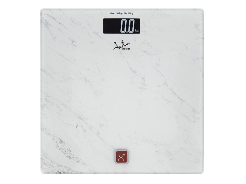 JATA 517, Elektronisk personlig vægt, 150 kg, 100 g, Hvid, kg, lb, Firkant