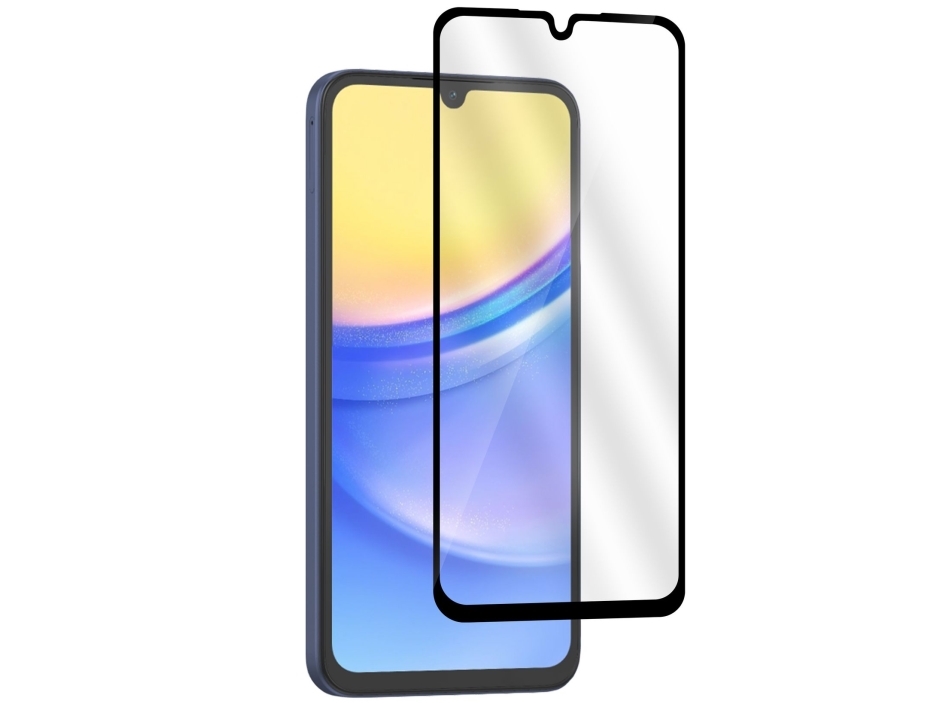 Estuff Titan Shield - Skærmbeskytter For Mobiltelefon - Fuldt Omslag - Glas - For Samsung Galaxy A15, A15 5G