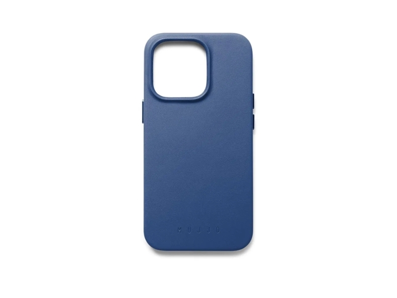 Mujjo Eco Leather Case, Cover, Apple, Iphone 14 Pro, 15,5 Cm (6.1"), Blau