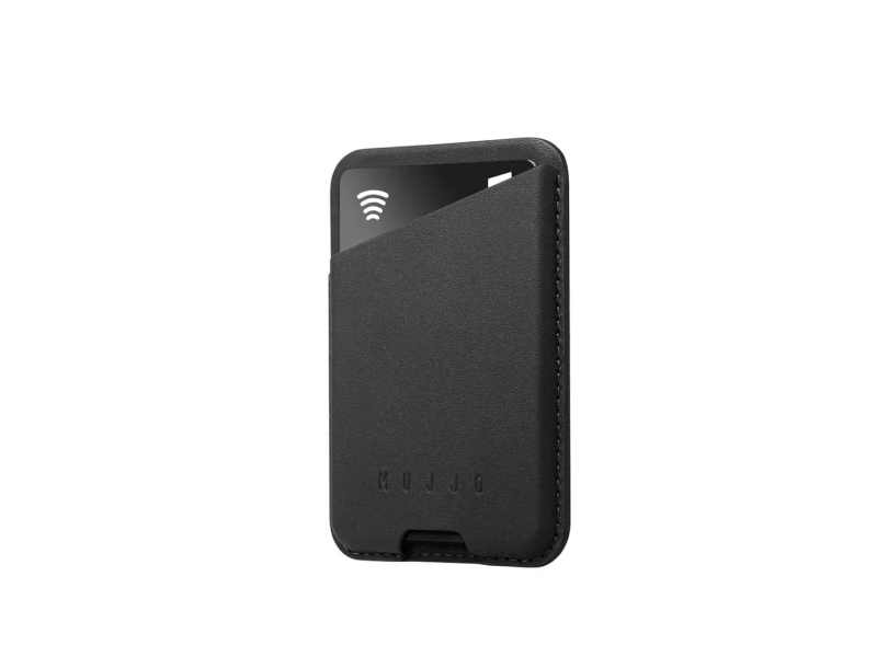 "Das Mujjo Magsafe Leather Card Case Ist Eine Elegante Und Praktische Iphone-Hülle Für Schnellen Zugriff Auf Drei Karten Und Langlebigkeit.