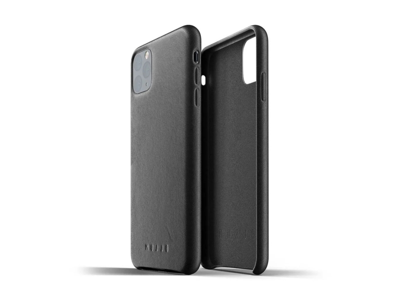 Mujjo Leather Case, Cover, Apple, Iphone 11 Pro Max, 16,5 Cm (6.5"), Schwarz